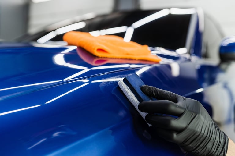 Ceramic coating application