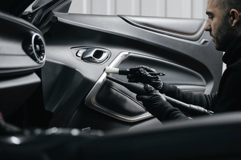 Interior car detailing
